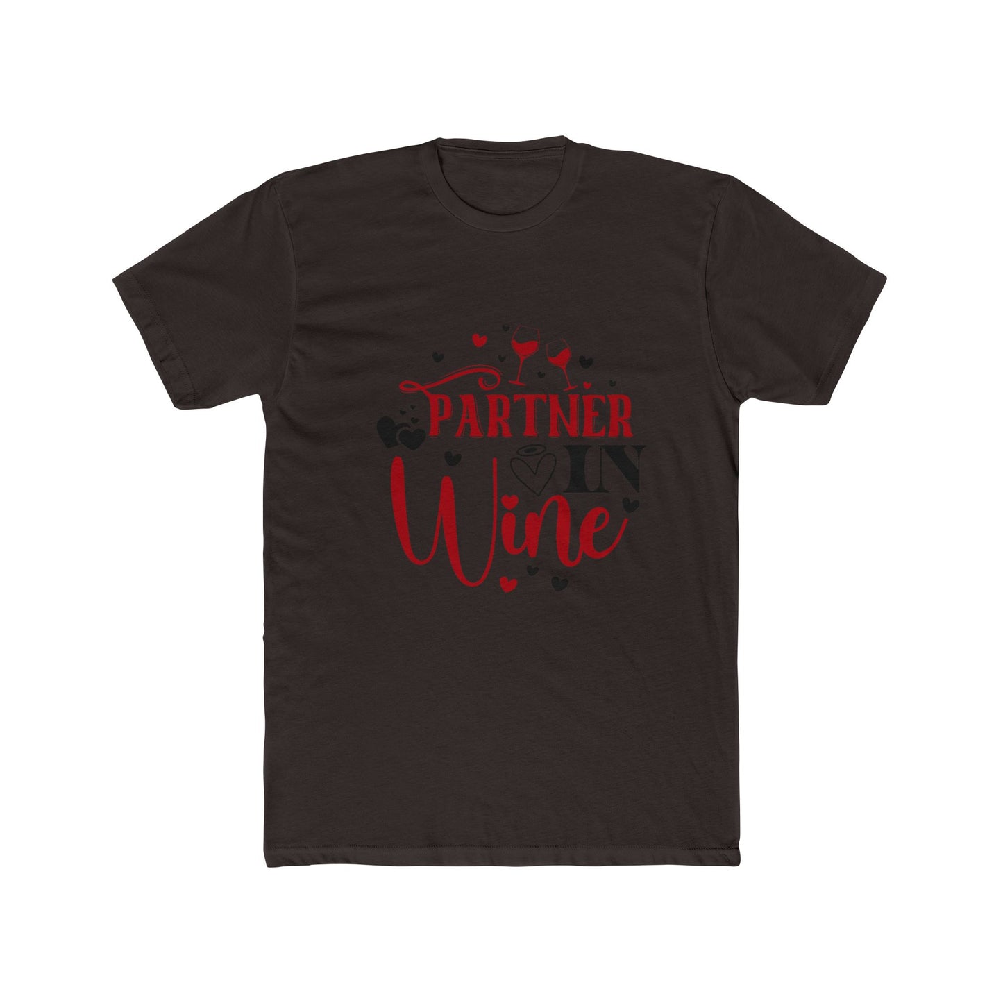 Partner in Wine Unisex Cotton Crew Tee - Fun Wine Lover Gift