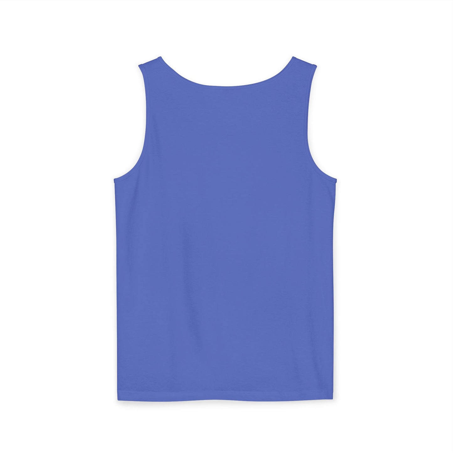 Custom Garment-Dyed Tank Top with 'REMI PRINTIQUE' Design - Perfect for Casual Vibes