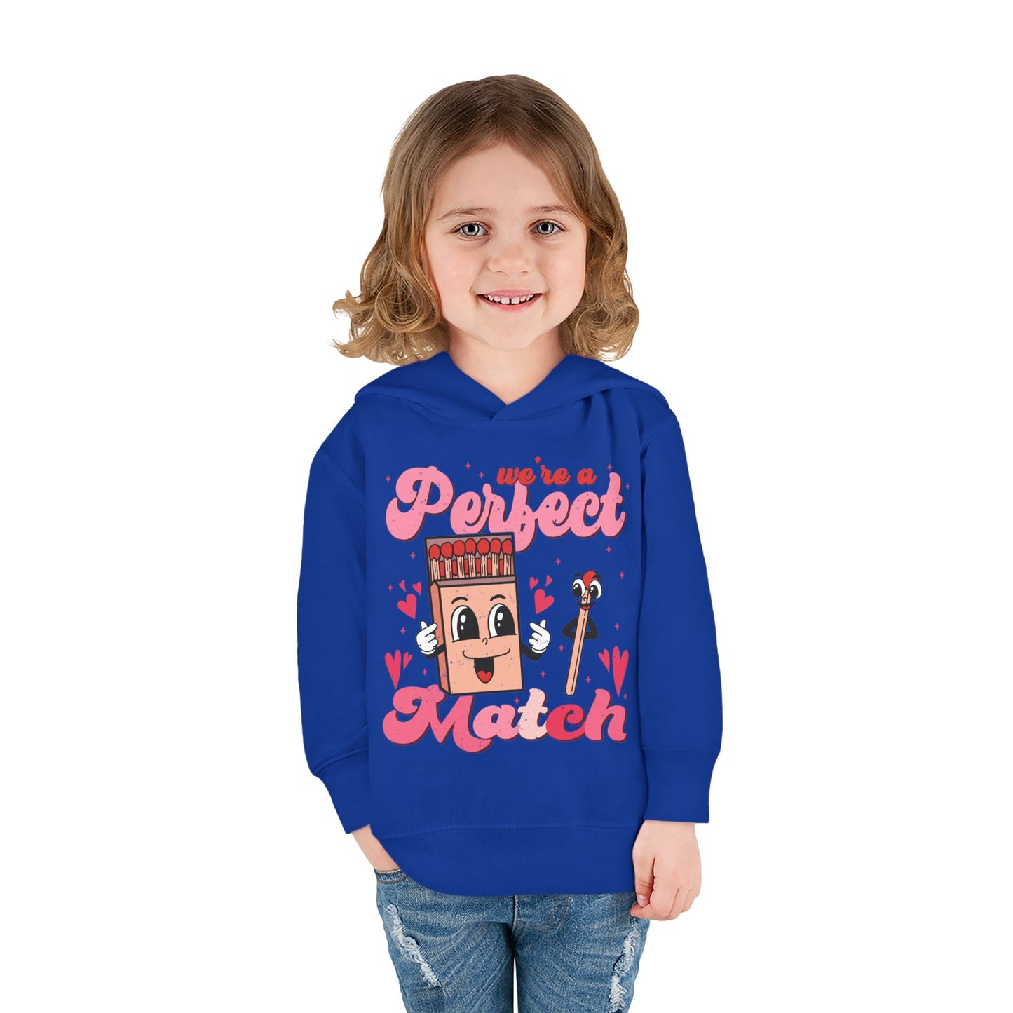 Toddler Perfect Match Hoodie - Cute Fleece Pullover for Kids