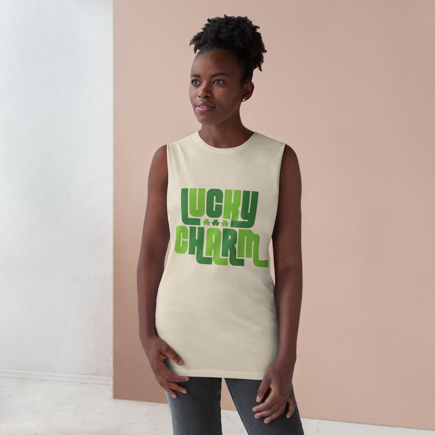 Lucky Charm Unisex Tank Top for St. Patrick's Day