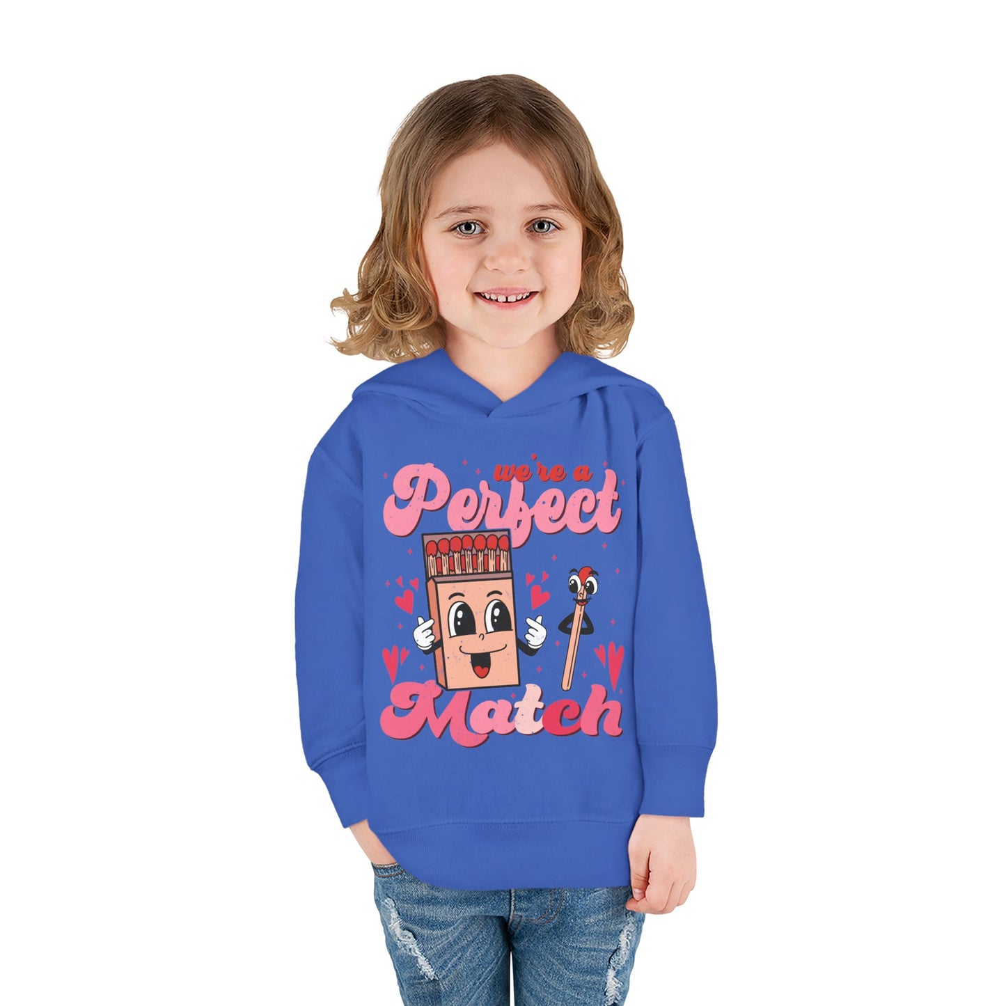 Toddler Perfect Match Hoodie - Cute Fleece Pullover for Kids