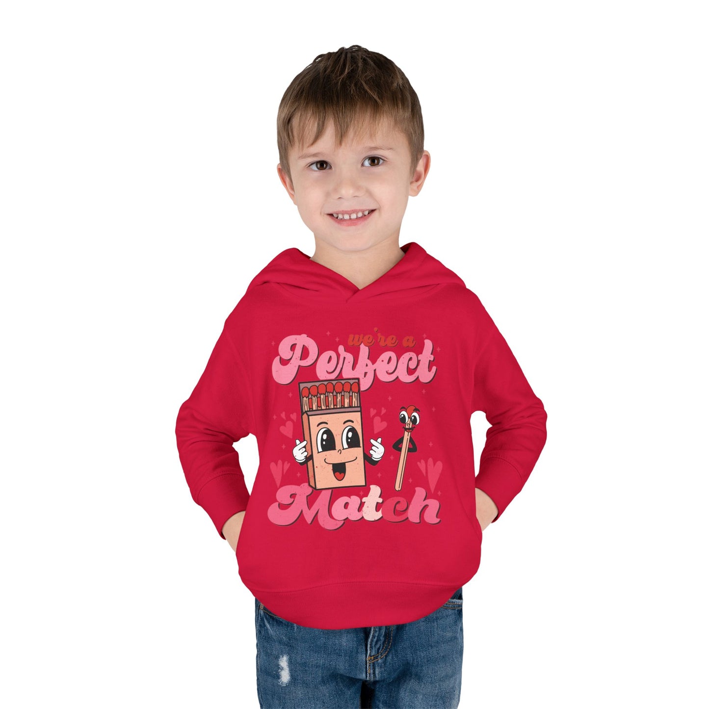 Toddler Perfect Match Hoodie - Cute Fleece Pullover for Kids