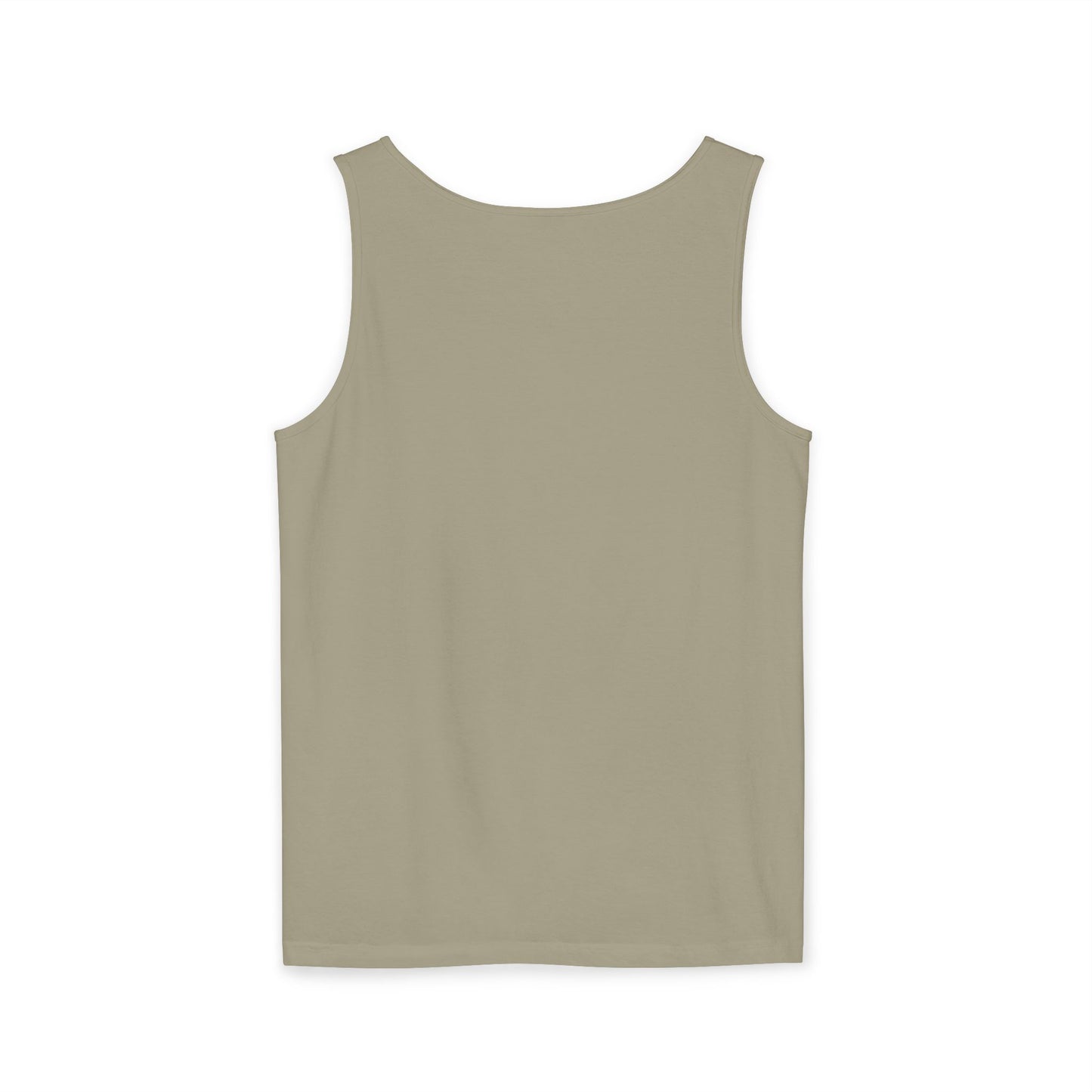 Custom Garment-Dyed Tank Top with 'REMI PRINTIQUE' Design - Perfect for Casual Vibes