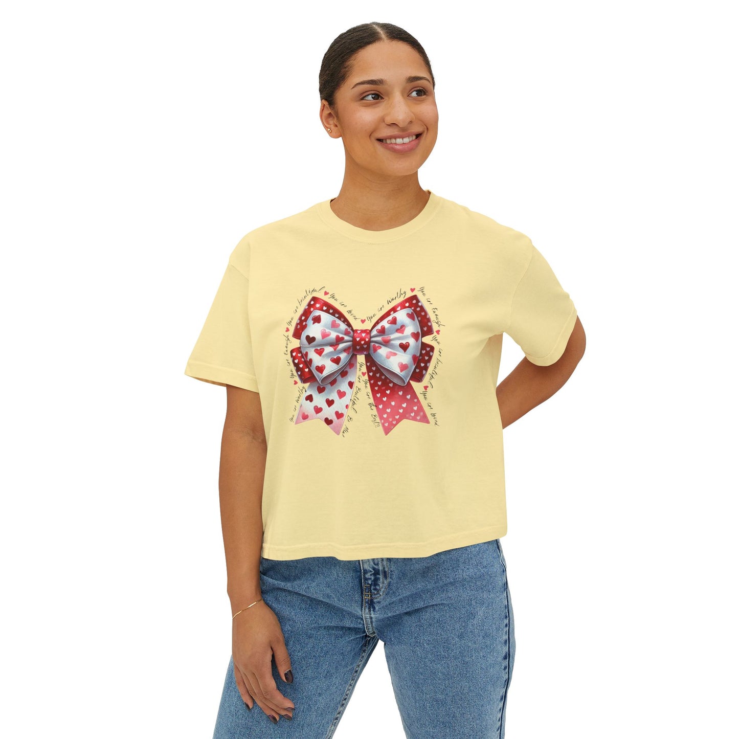 Women's Boxy Tee for Valentine day