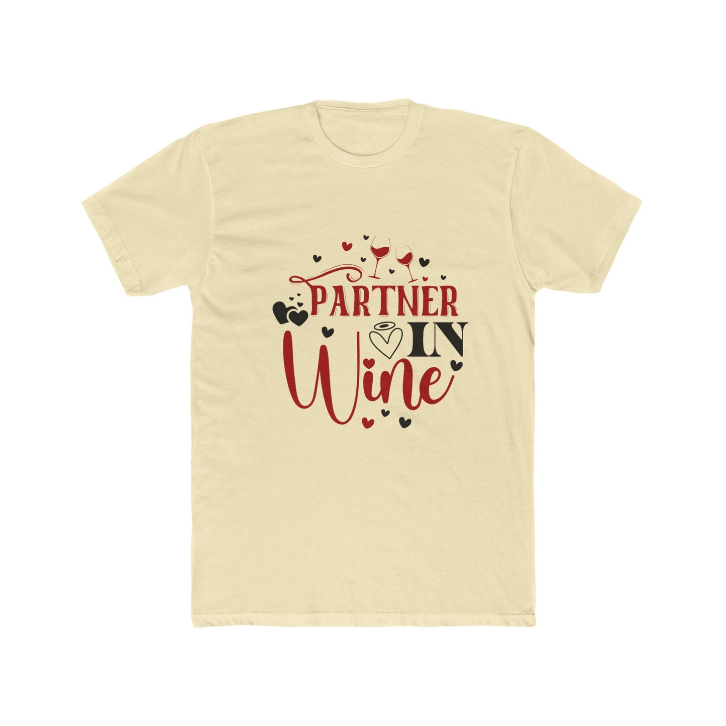 Partner in Wine Unisex Cotton Crew Tee - Fun Wine Lover Gift