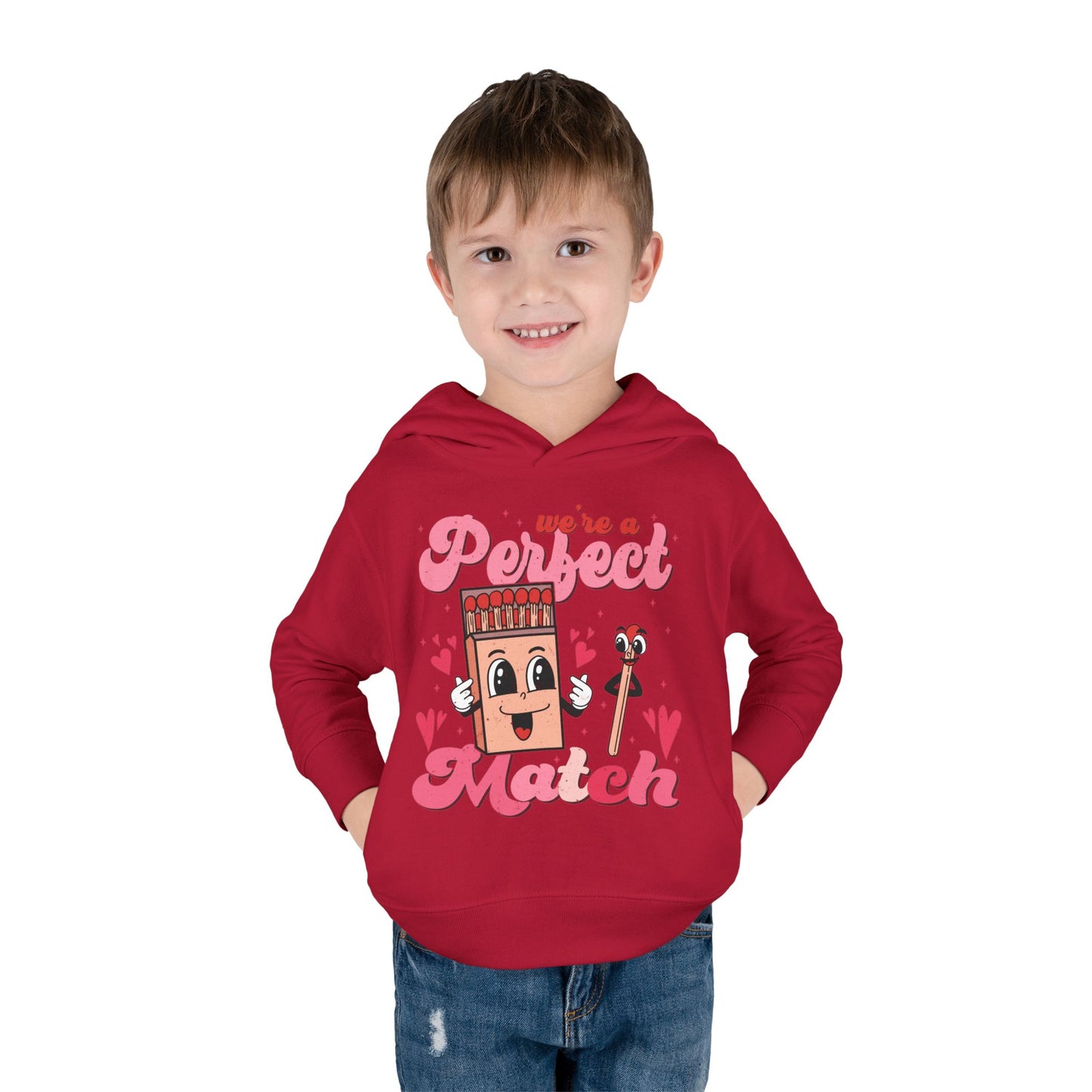 Toddler Perfect Match Hoodie - Cute Fleece Pullover for Kids