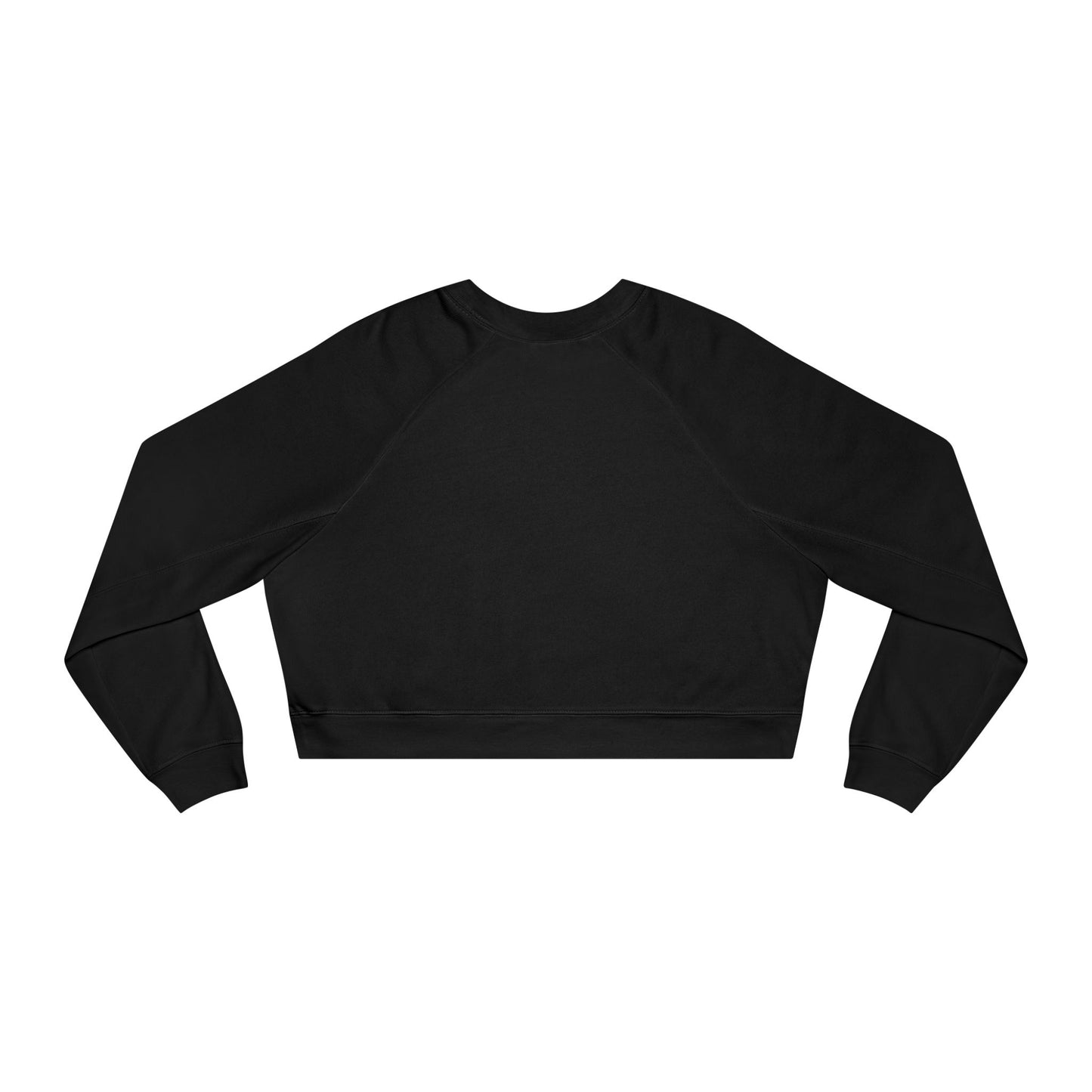 Cropped Fleece Pullover - 'Love' Design for Women