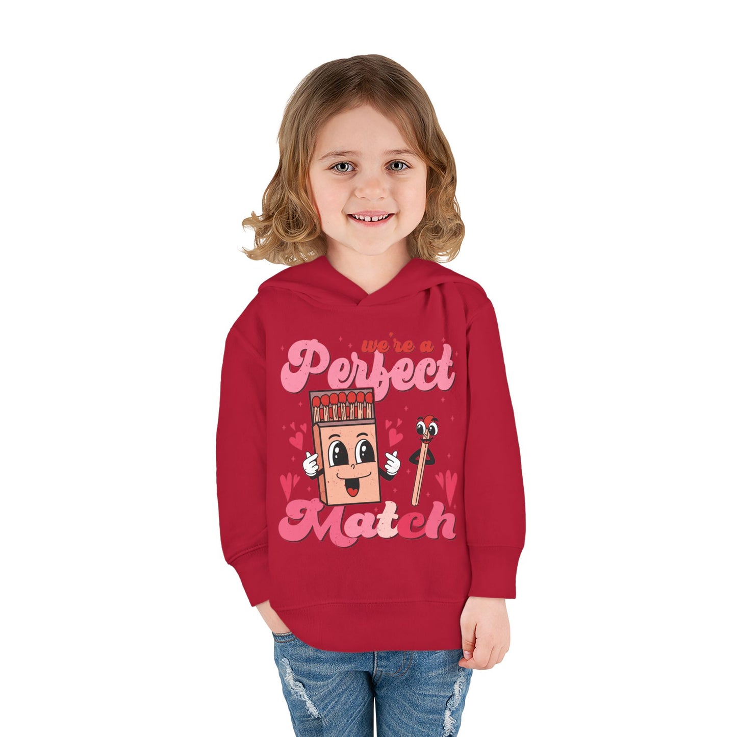 Toddler Perfect Match Hoodie - Cute Fleece Pullover for Kids