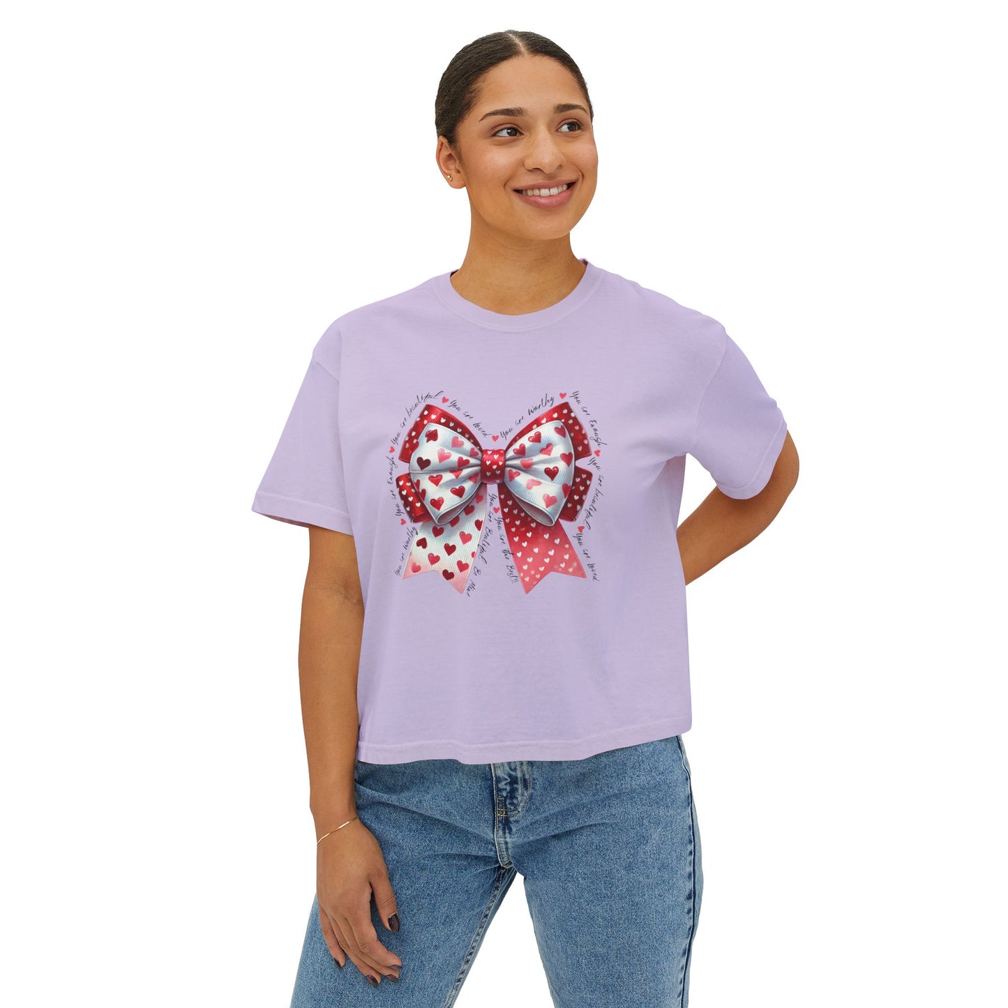 Women's Boxy Tee for Valentine day