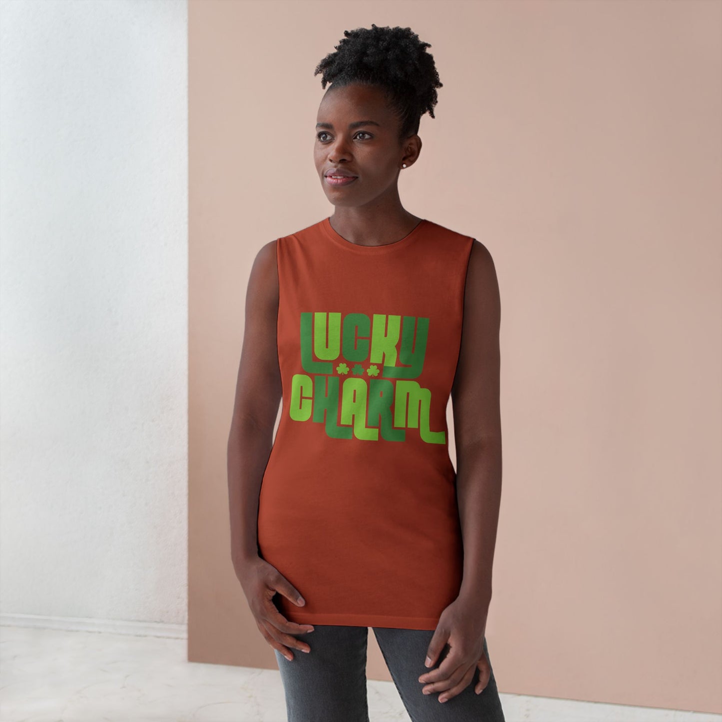 Lucky Charm Unisex Tank Top for St. Patrick's Day