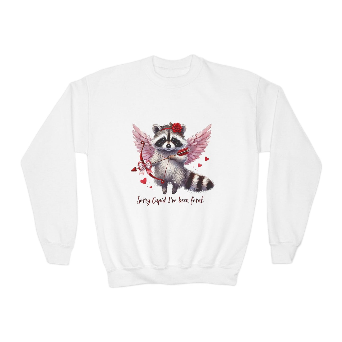 Youth Crewneck Sweatshirt For Valentine Day