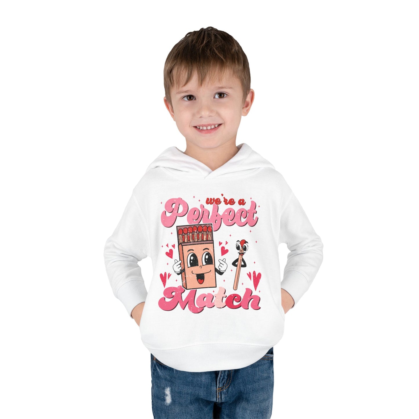 Toddler Perfect Match Hoodie - Cute Fleece Pullover for Kids