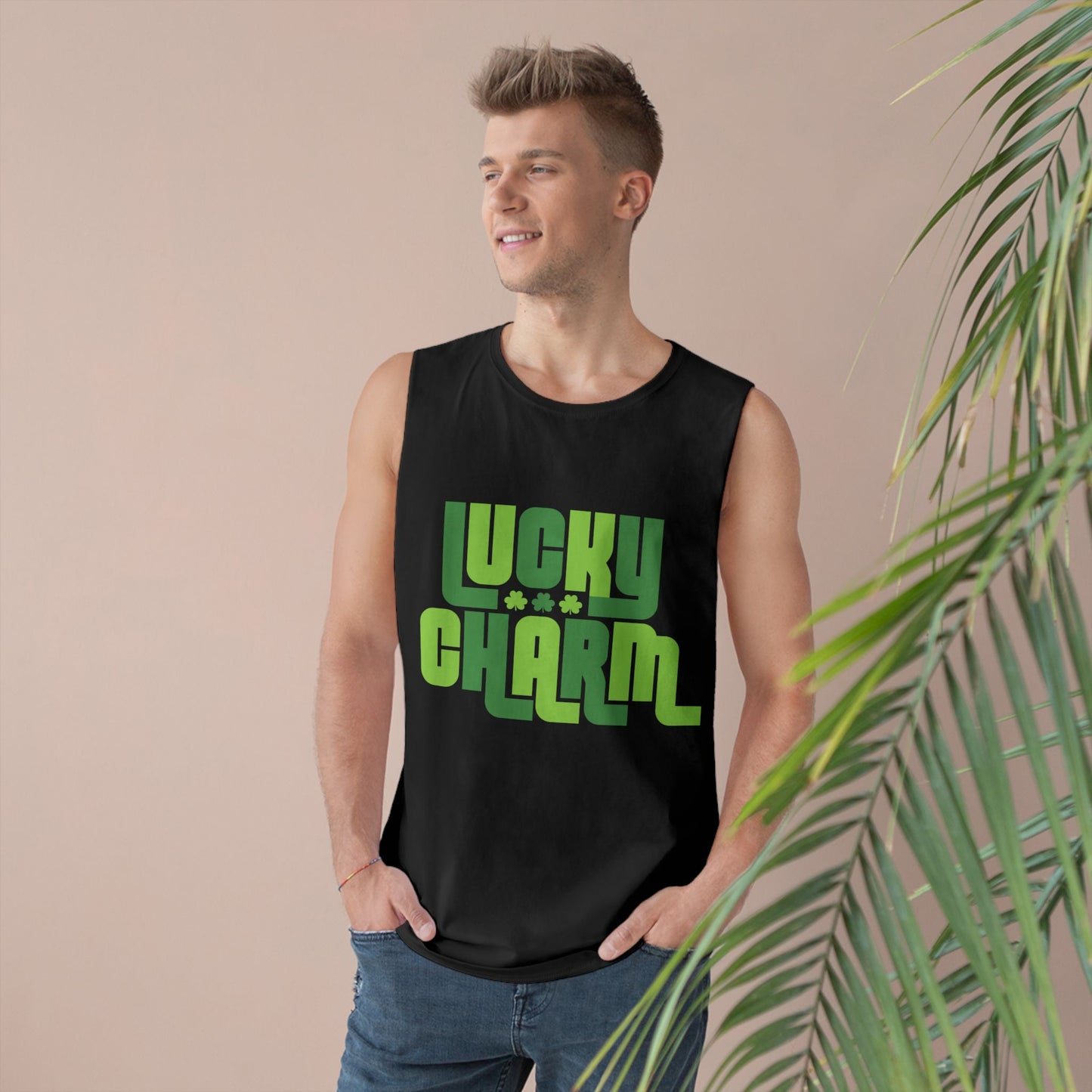 Lucky Charm Unisex Tank Top for St. Patrick's Day