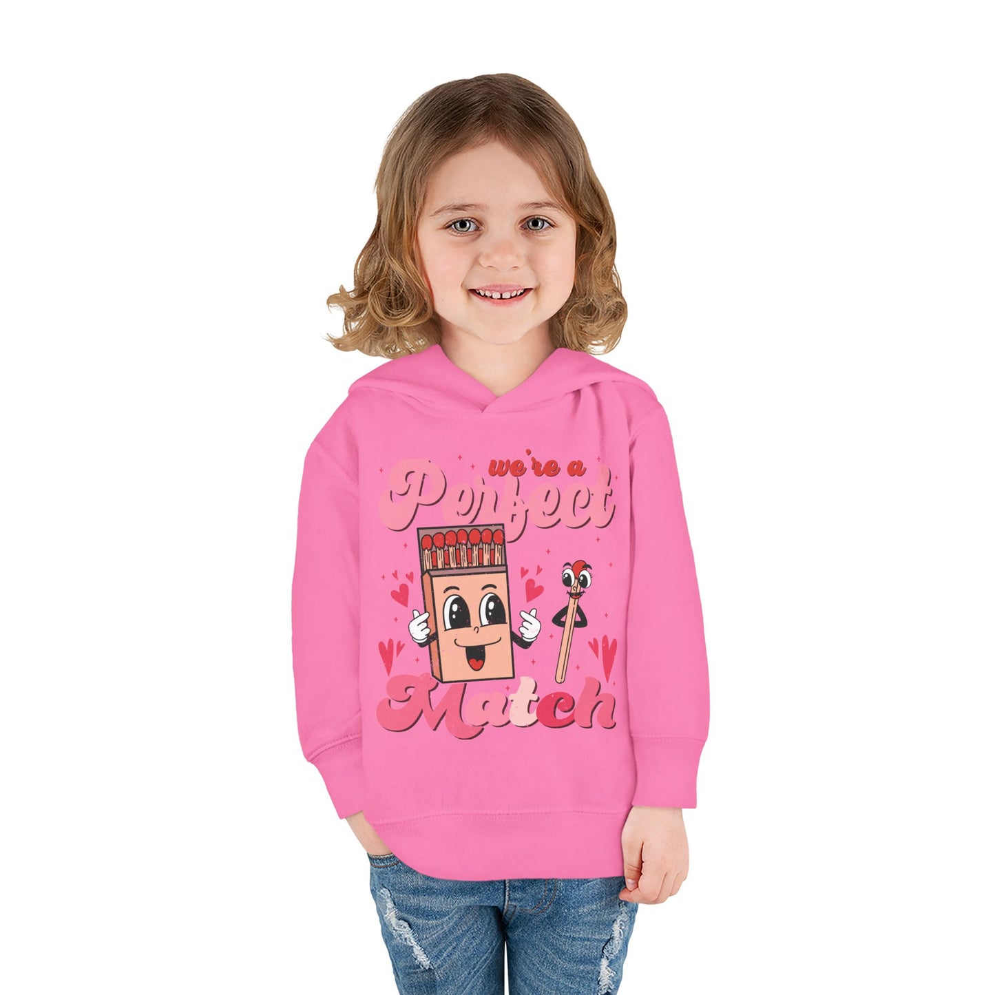 Toddler Perfect Match Hoodie - Cute Fleece Pullover for Kids