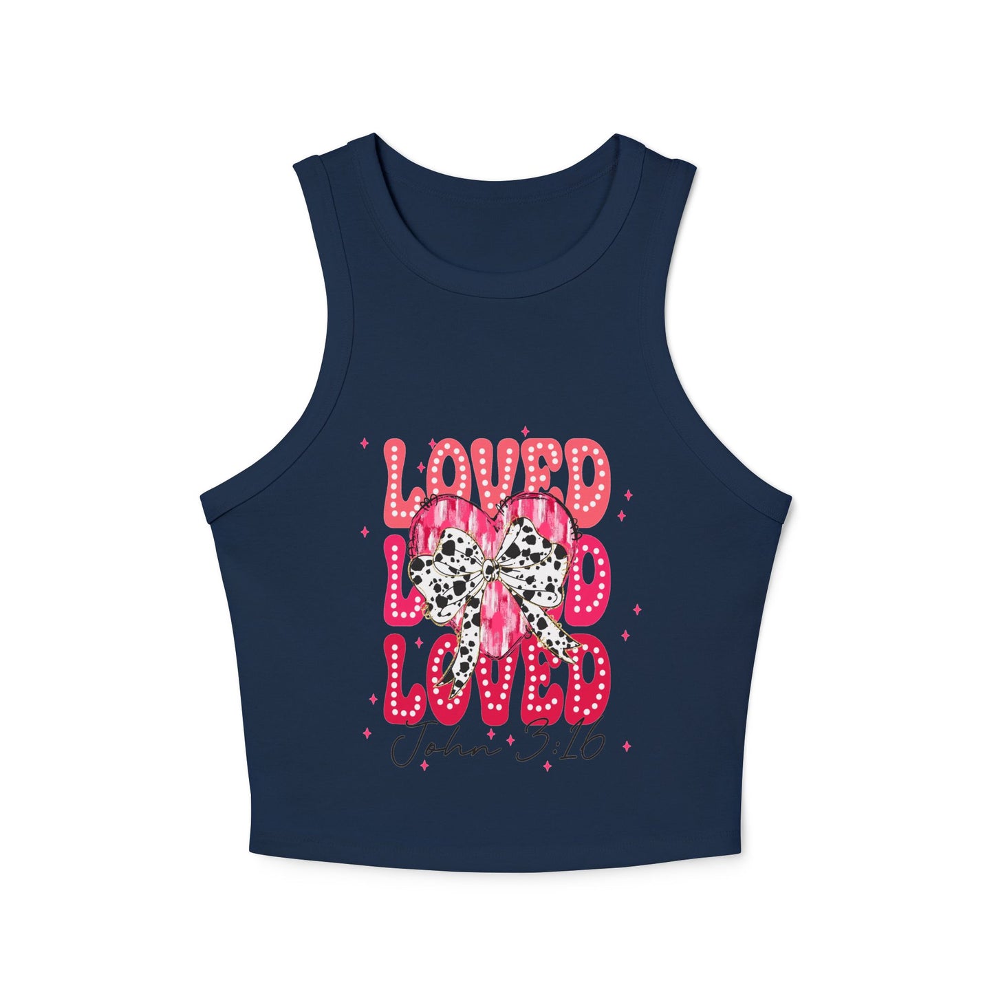 Loved Racer Tank Top for Women - Inspirational Christian Apparel