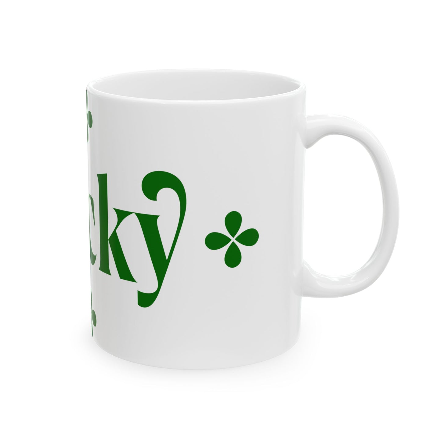 Lucky St Patrick day Ceramic Mug, (11oz, 15oz)