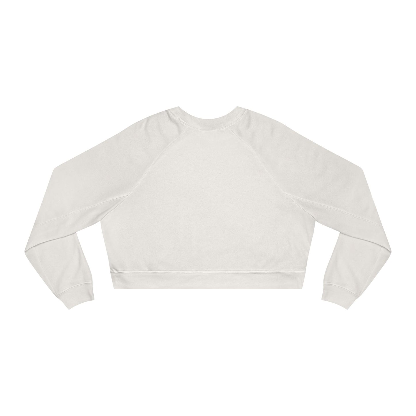 Cropped Fleece Pullover - 'Love' Design for Women