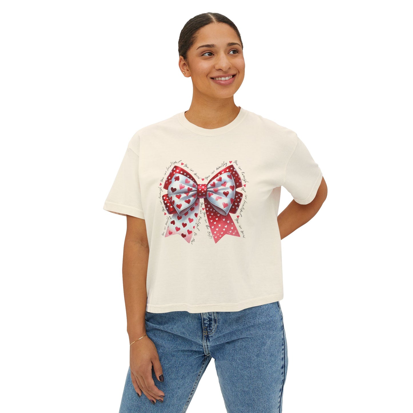 Women's Boxy Tee for Valentine day