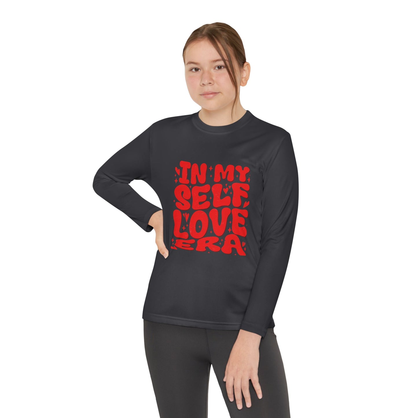 In My Self Love Era Youth Long Sleeve Tee - Stylish Comfort for Self-Expression