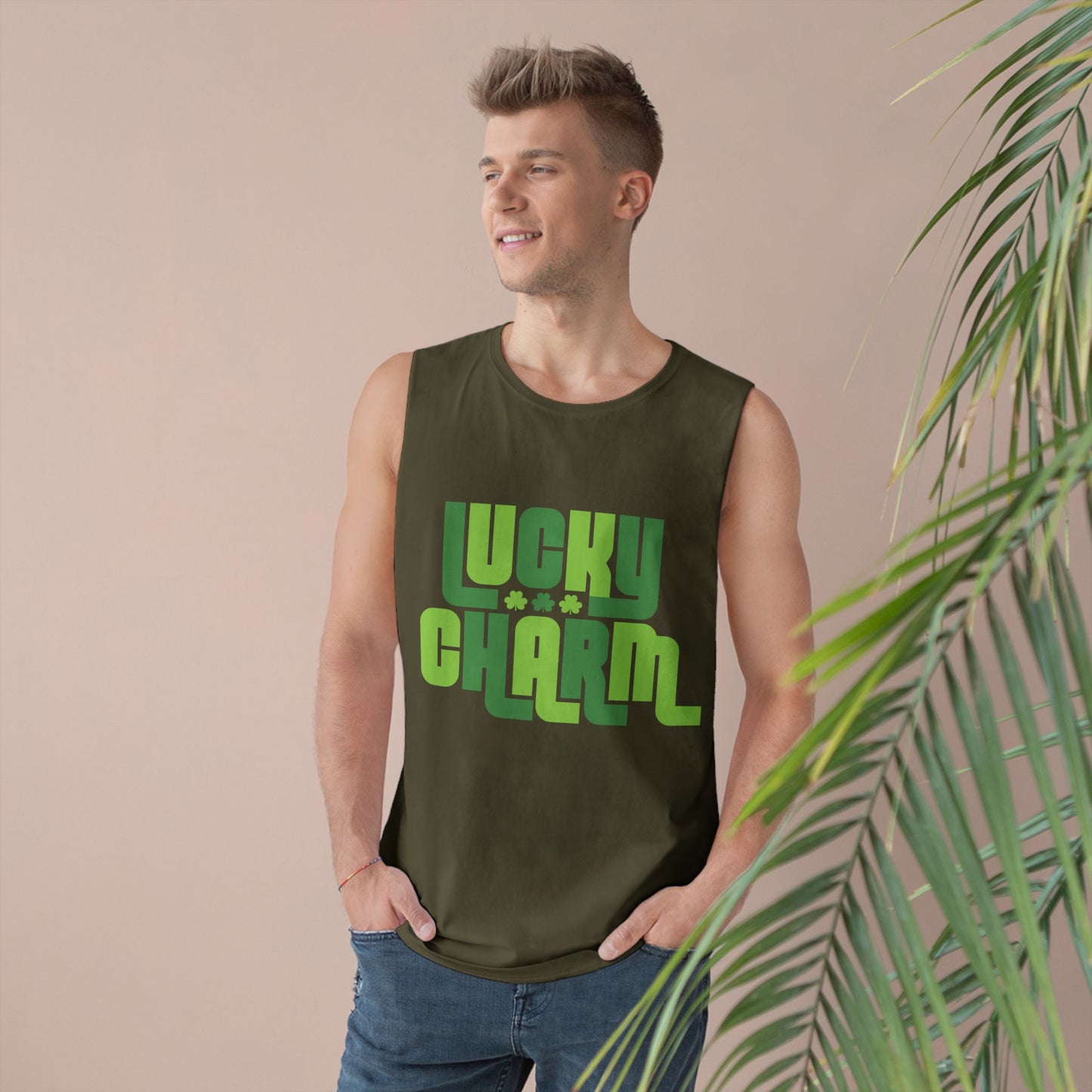 Lucky Charm Unisex Tank Top for St. Patrick's Day