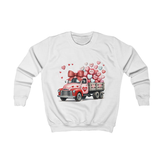 Kids Sweatshirt for Valentine day and all year round.