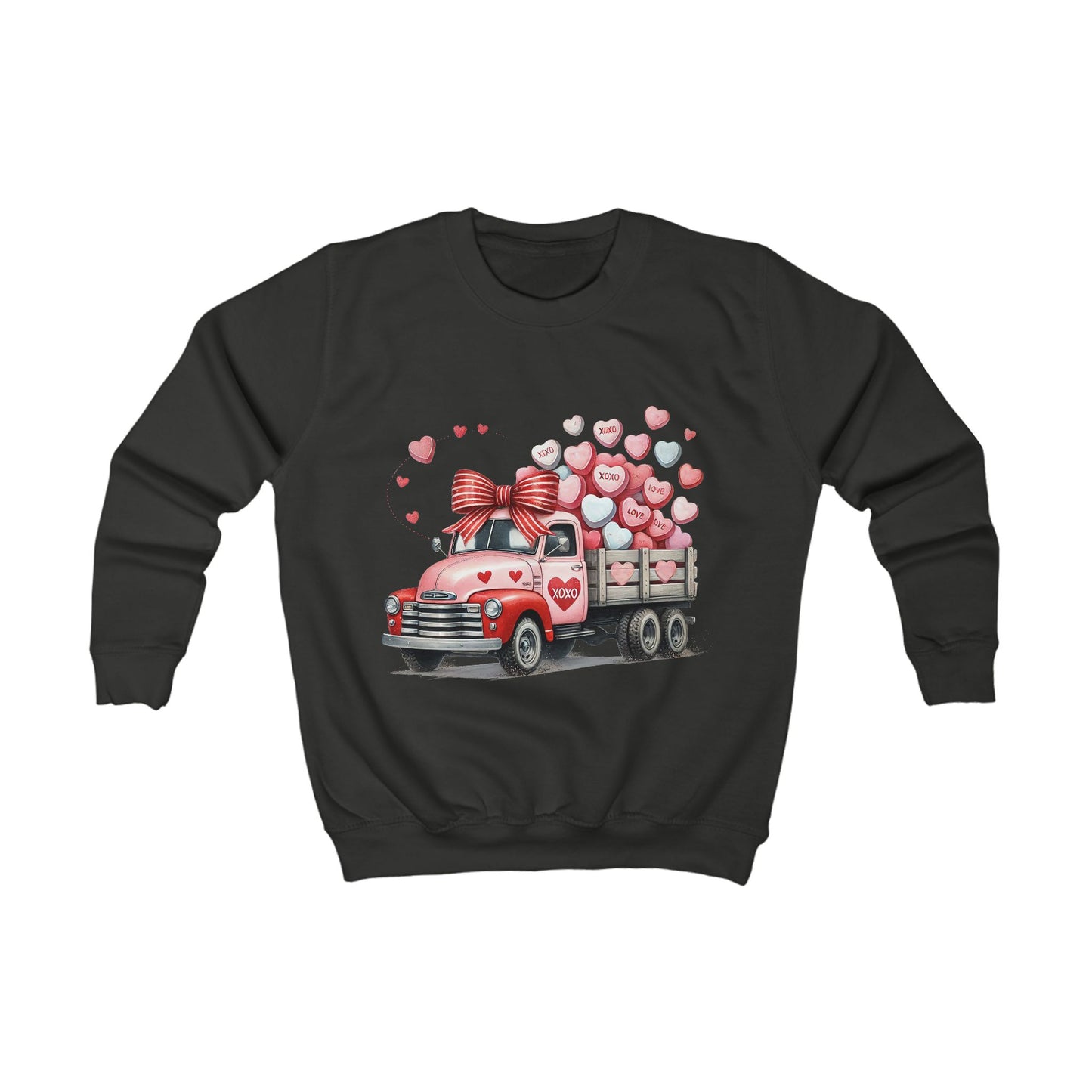 Kids Sweatshirt for Valentine day and all year round.