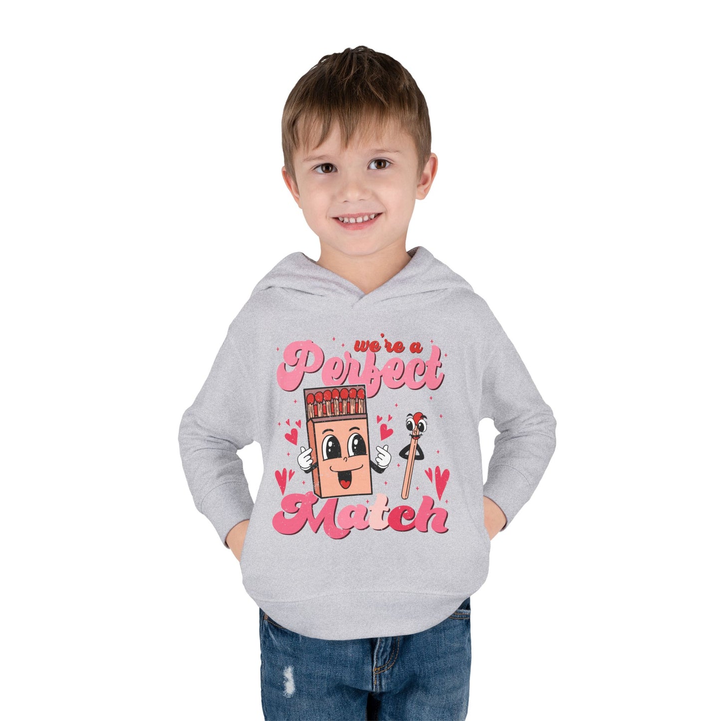 Toddler Perfect Match Hoodie - Cute Fleece Pullover for Kids