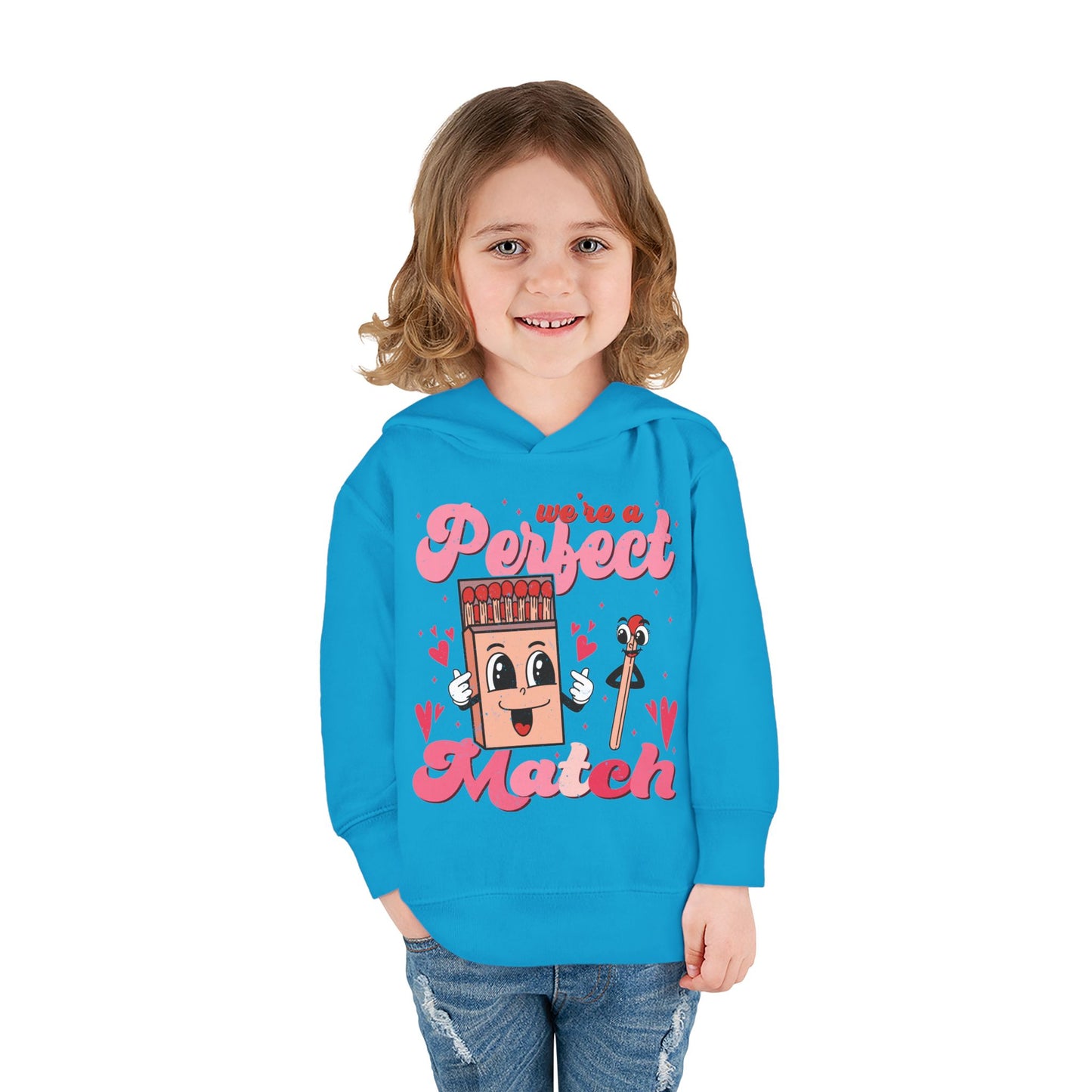 Toddler Perfect Match Hoodie - Cute Fleece Pullover for Kids