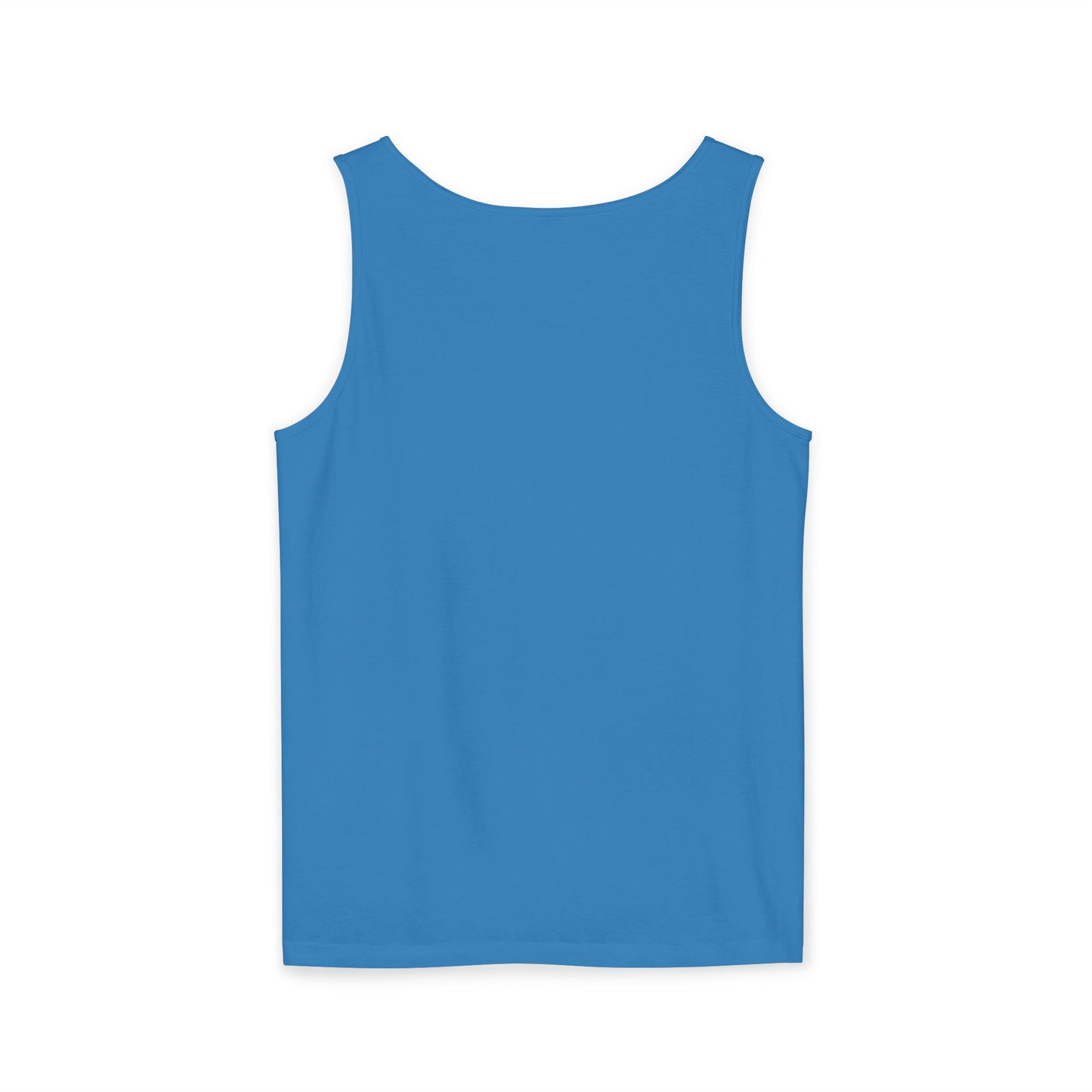 Custom Garment-Dyed Tank Top with 'REMI PRINTIQUE' Design - Perfect for Casual Vibes