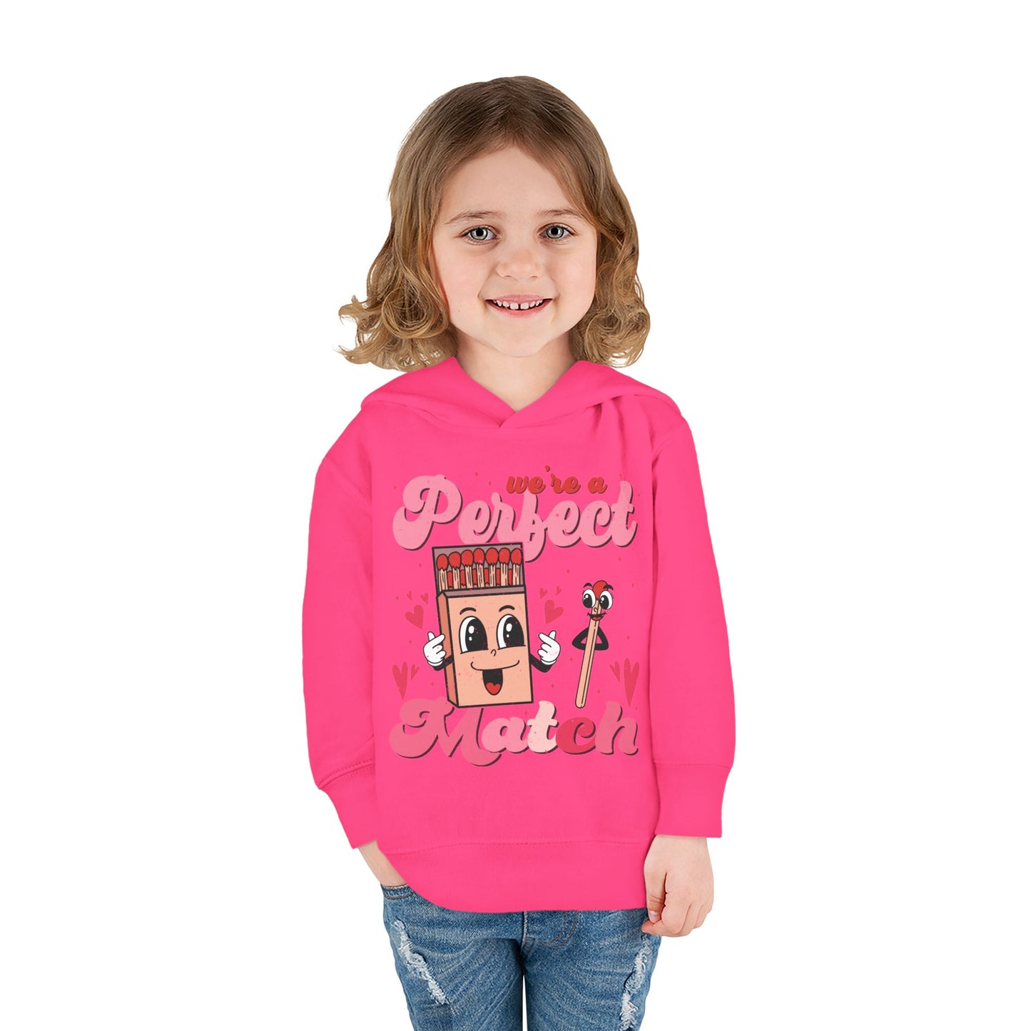 Toddler Perfect Match Hoodie - Cute Fleece Pullover for Kids