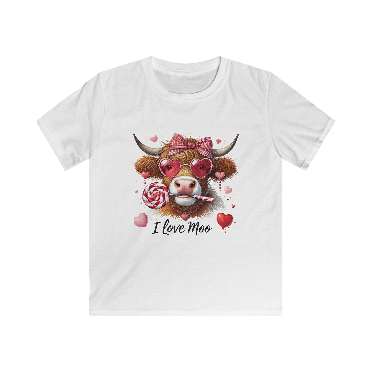 Kids Softstyle Tee For Valentine day