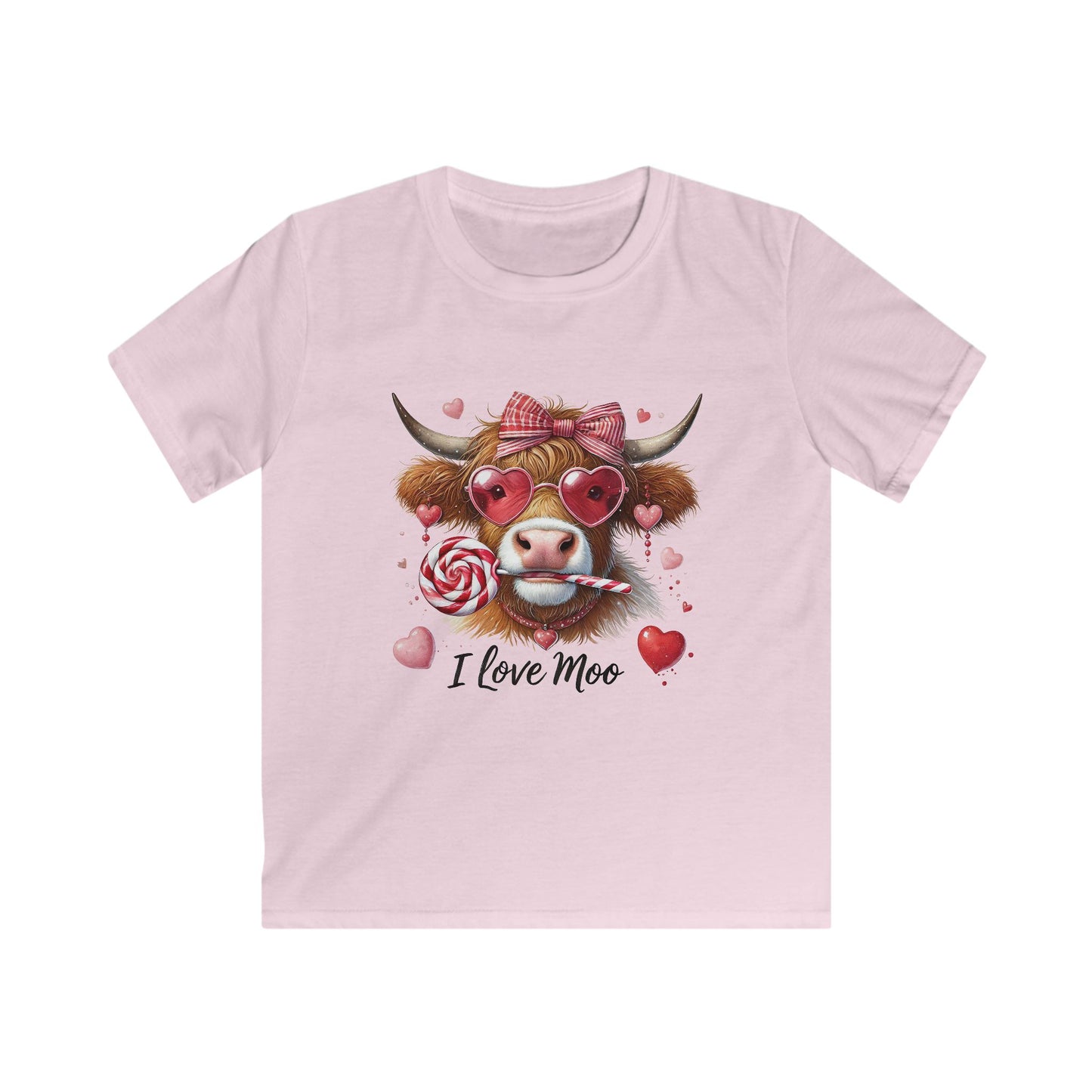 Kids Softstyle Tee For Valentine day