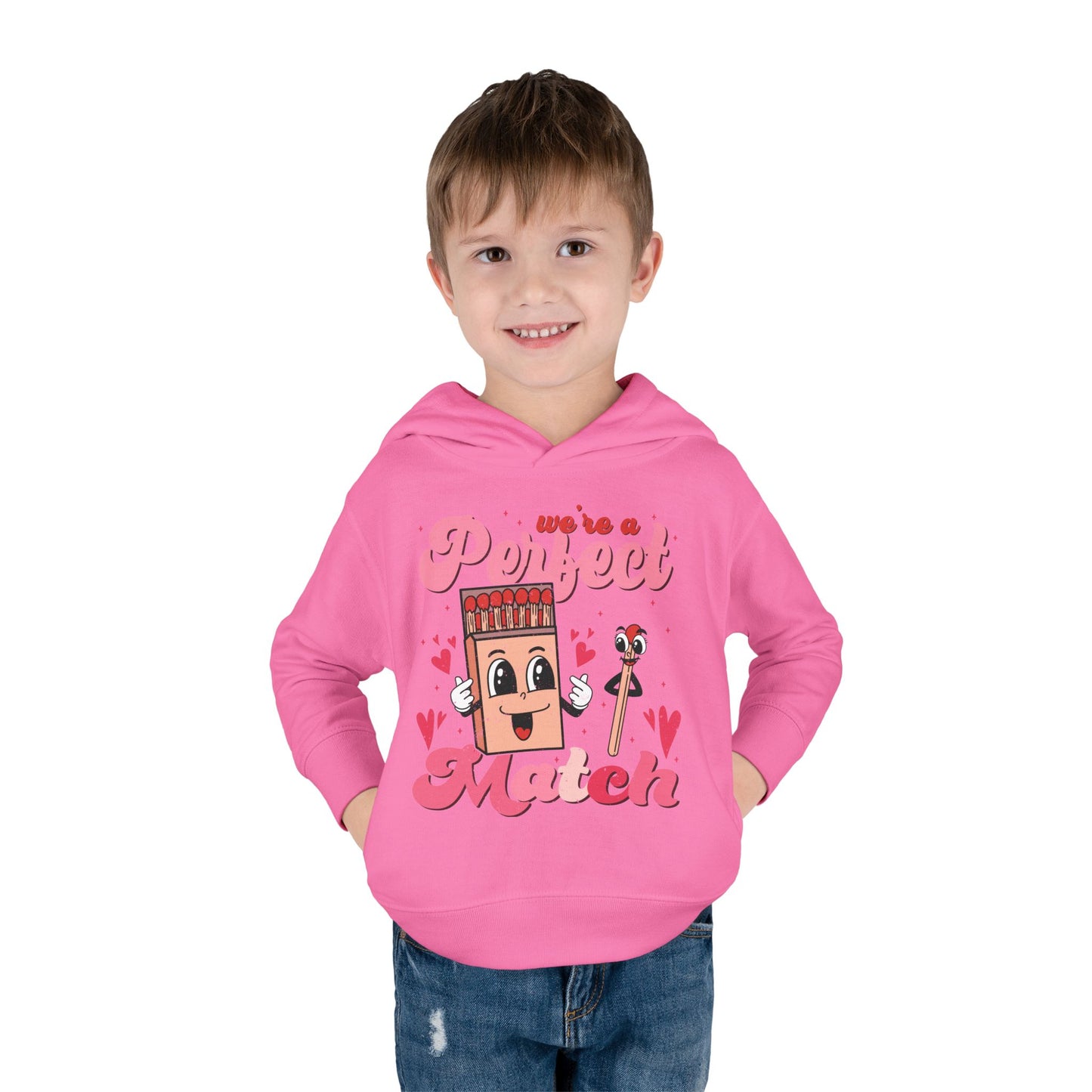 Toddler Perfect Match Hoodie - Cute Fleece Pullover for Kids