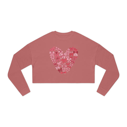 Women's Cropped Sweatshirt For Valentine day