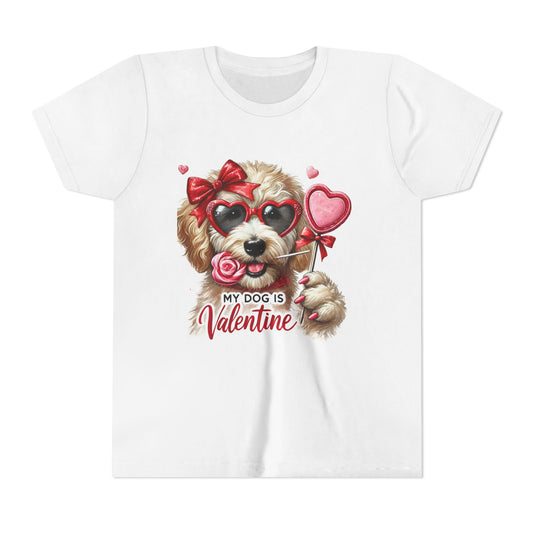 Youth Short Sleeve Tee for Valentine day