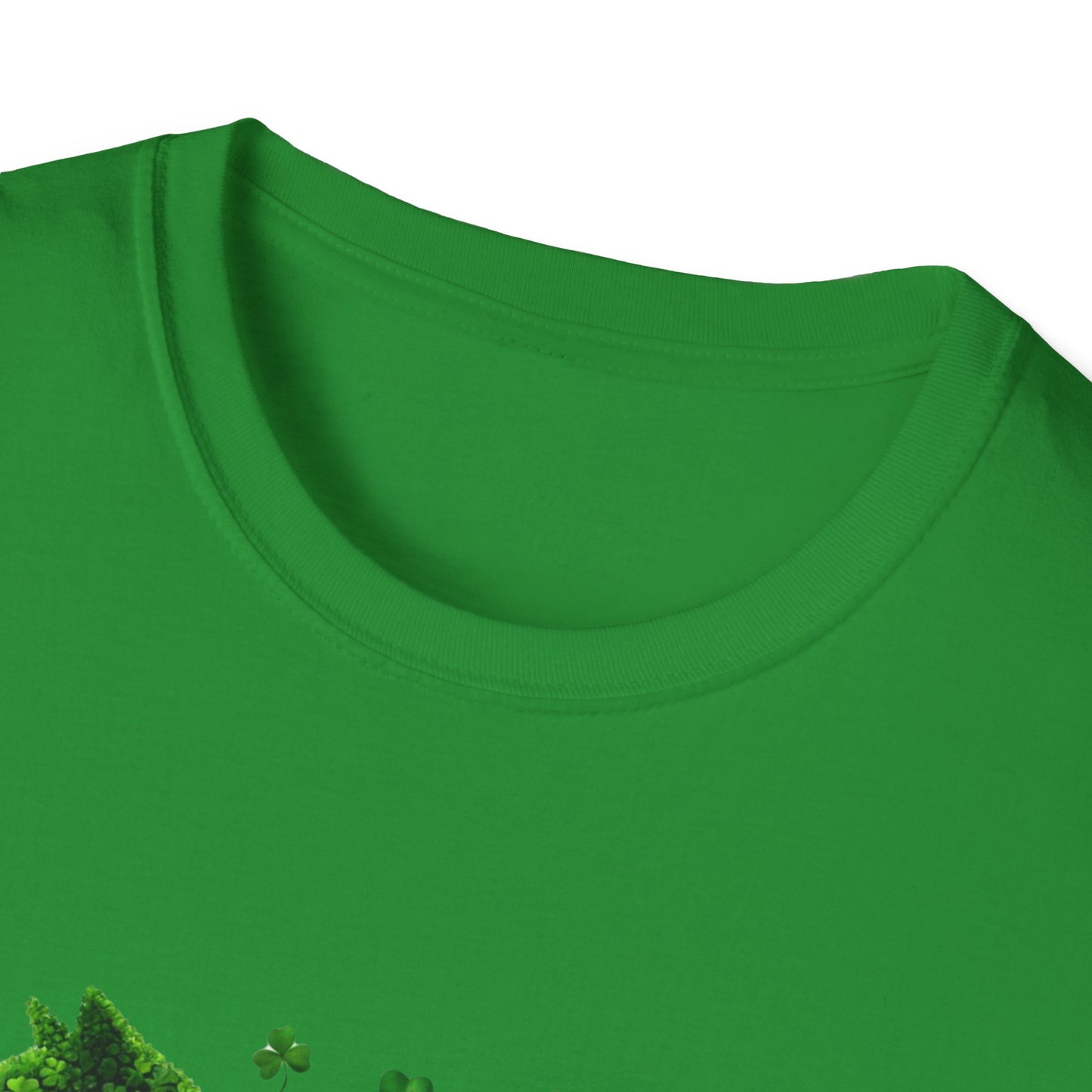 Cat-Themed St. Patrick's Day Unisex Softstyle T-Shirt