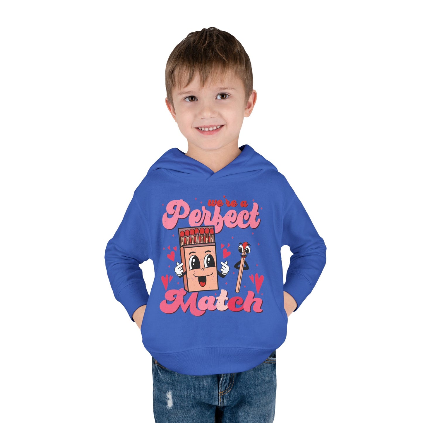 Toddler Perfect Match Hoodie - Cute Fleece Pullover for Kids