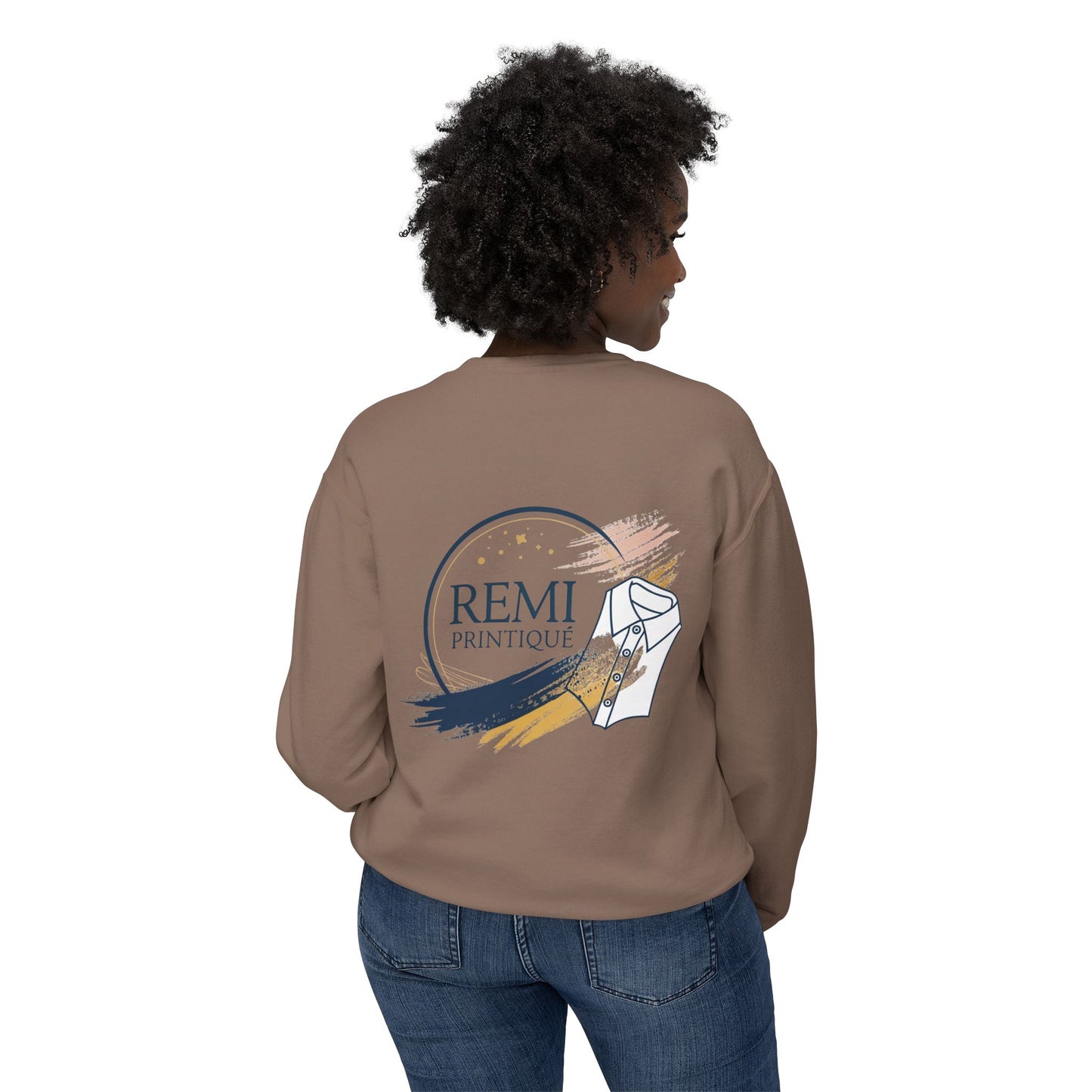 Inspirational Crewneck Sweatshirt - "Created with a Purpose"