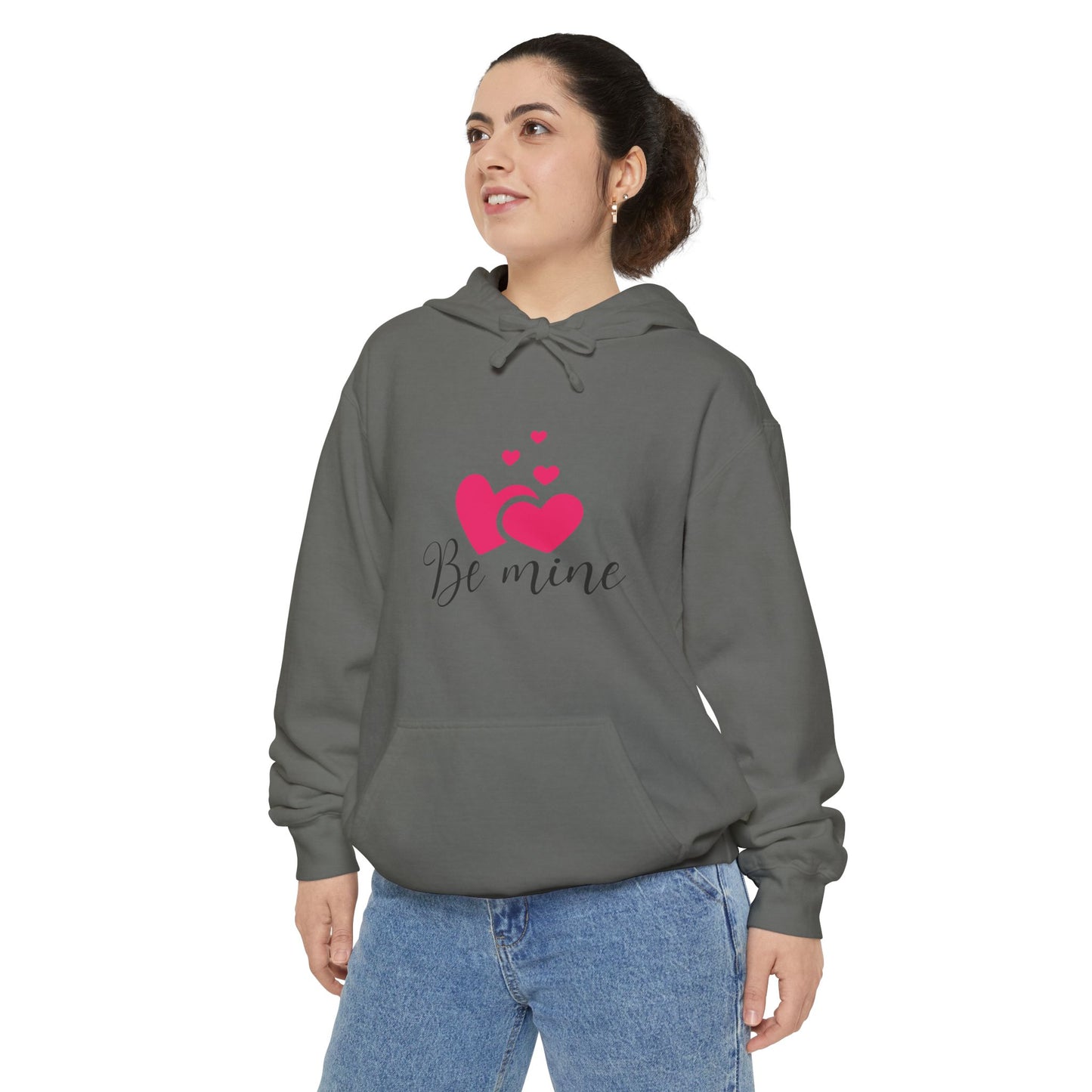 Be Mine Hoodie - Unisex Garment-Dyed Valentine's Day Sweatshirt