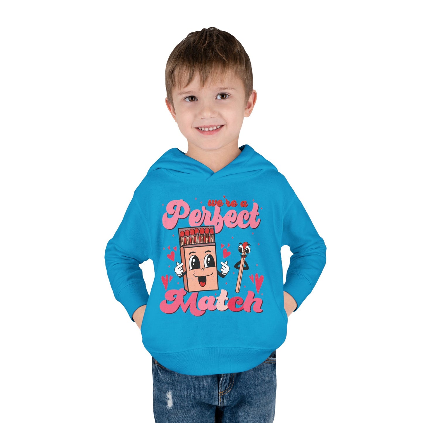 Toddler Perfect Match Hoodie - Cute Fleece Pullover for Kids