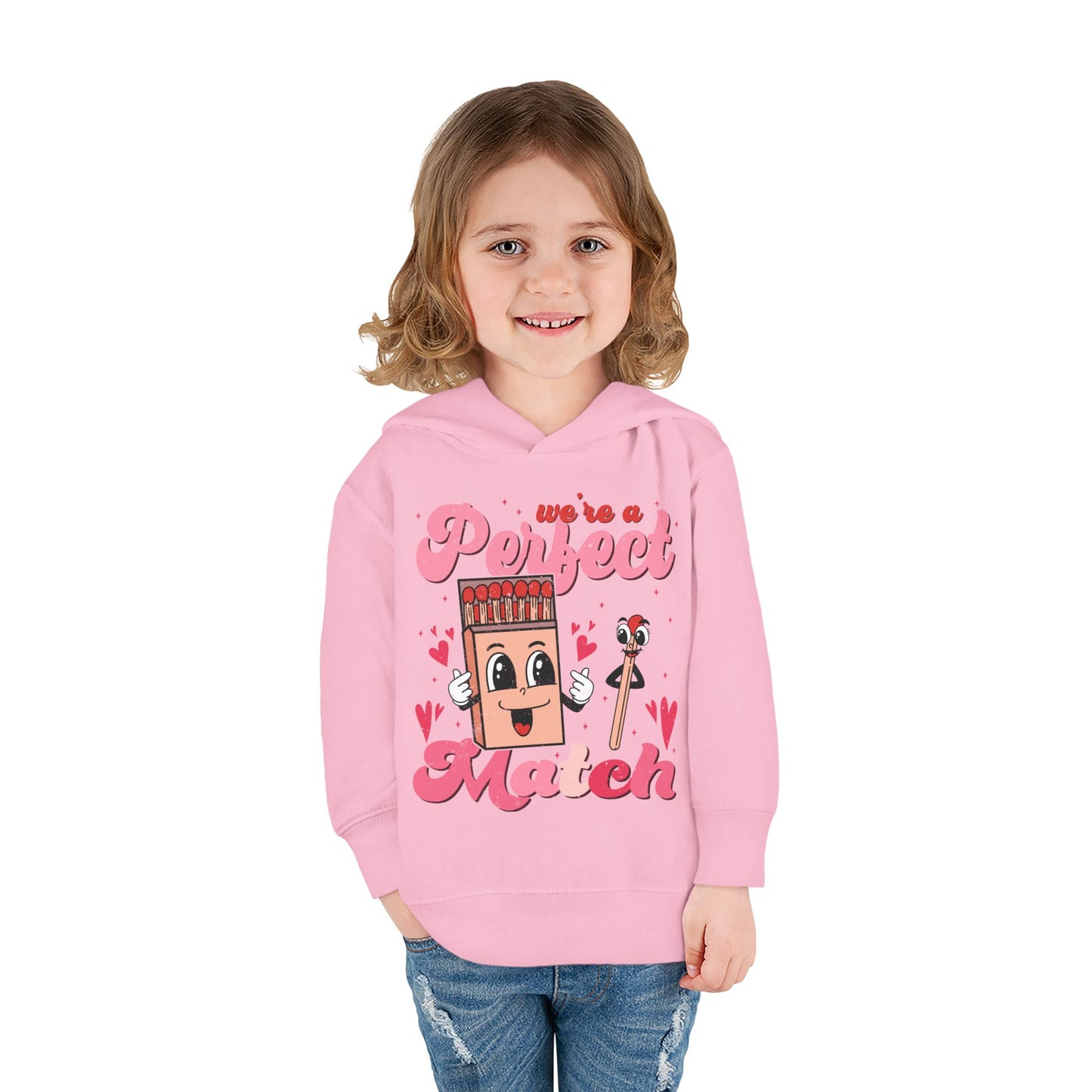 Toddler Perfect Match Hoodie - Cute Fleece Pullover for Kids