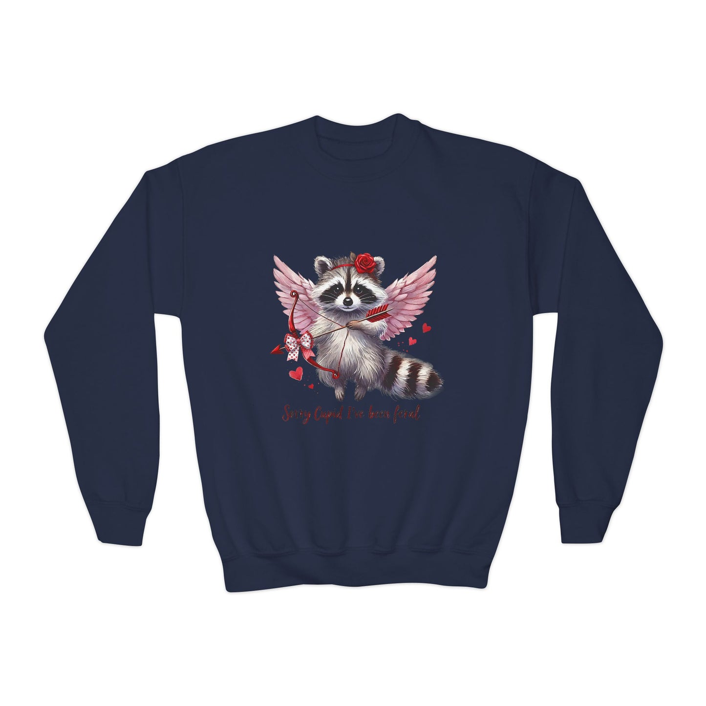 Youth Crewneck Sweatshirt For Valentine Day