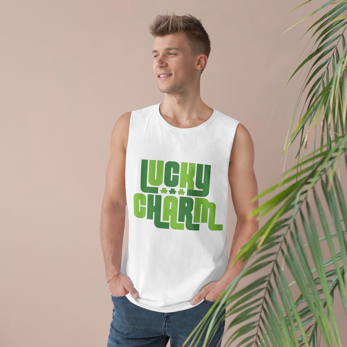 Lucky Charm Unisex Tank Top for St. Patrick's Day