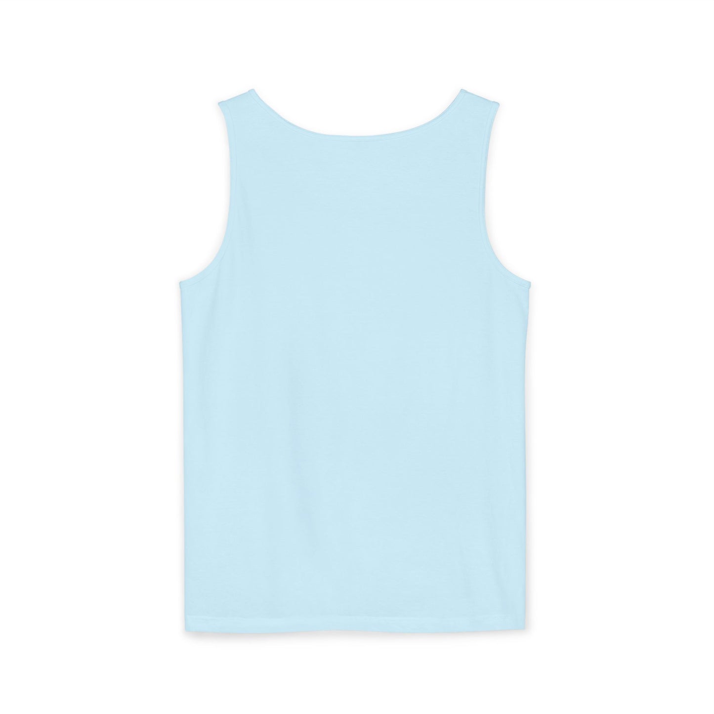 Custom Garment-Dyed Tank Top with 'REMI PRINTIQUE' Design - Perfect for Casual Vibes