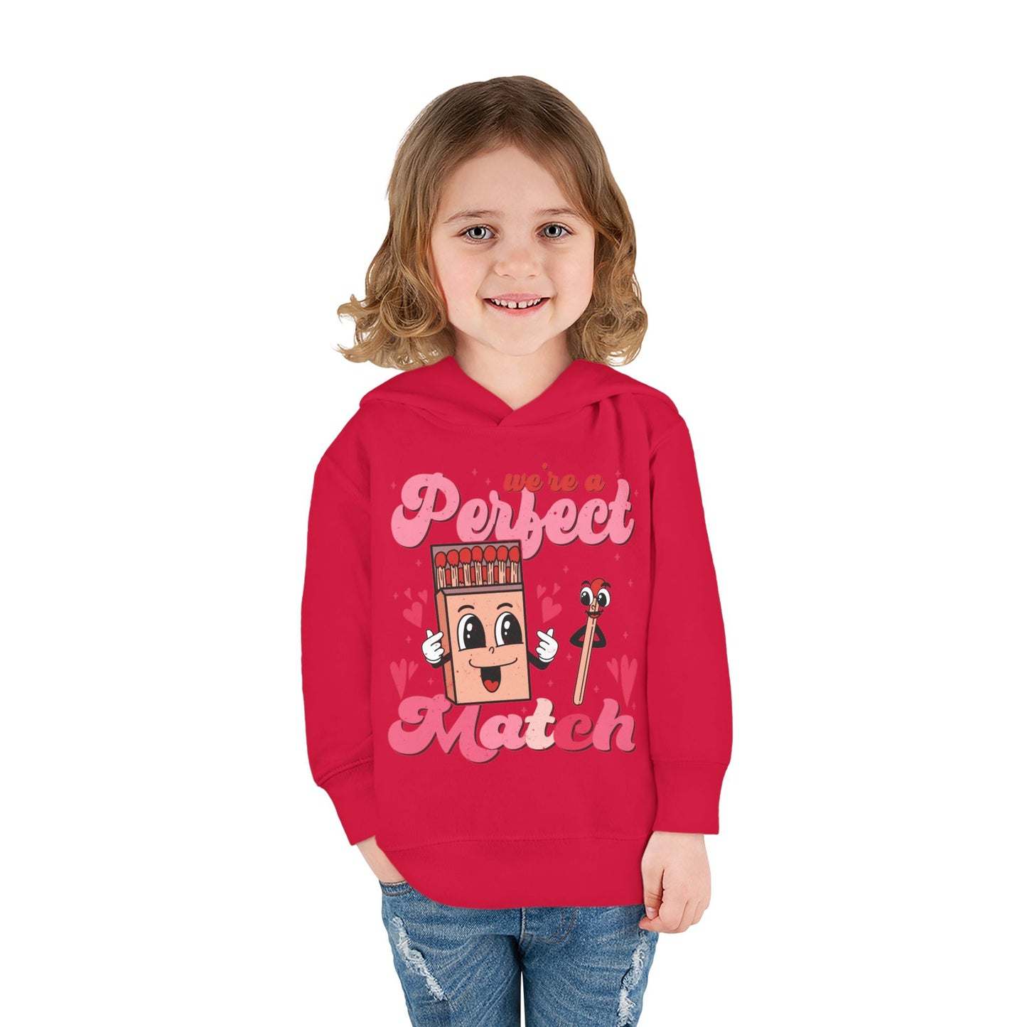 Toddler Perfect Match Hoodie - Cute Fleece Pullover for Kids