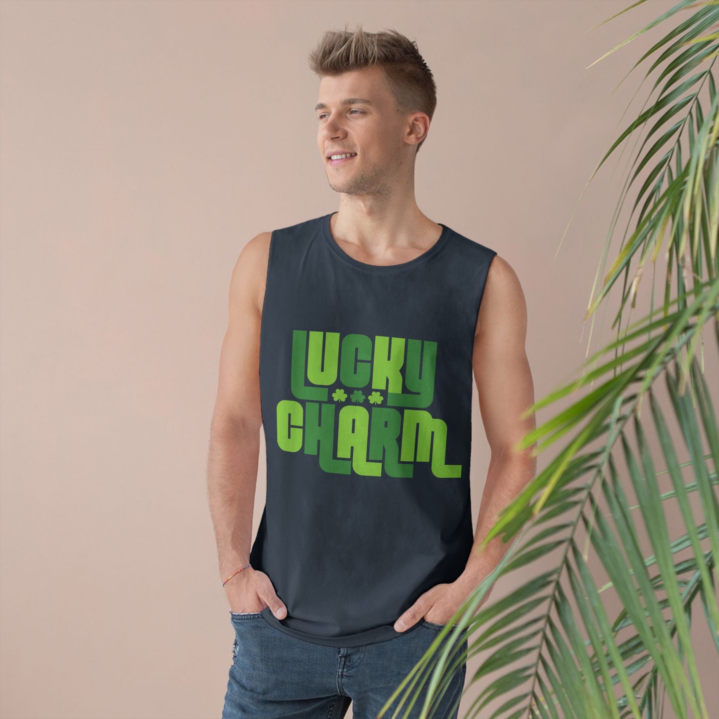 Lucky Charm Unisex Tank Top for St. Patrick's Day