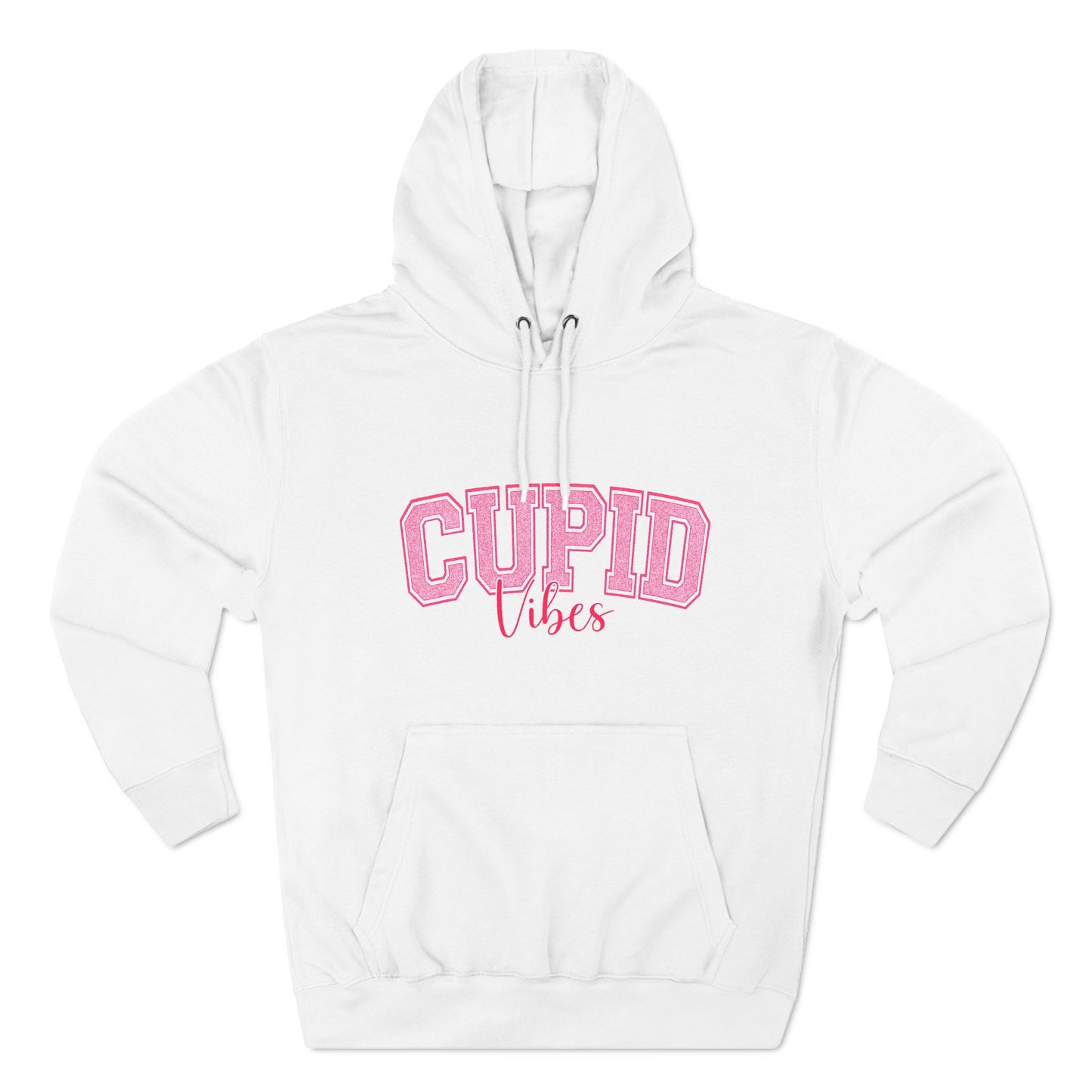 Cupid Vibes Fleece Hoodie - Cozy Valentine's Day Apparel