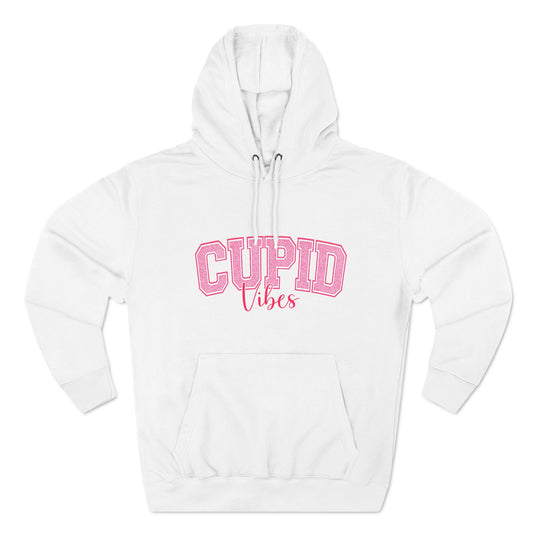 Cupid Vibes Fleece Hoodie - Cozy Valentine's Day Apparel