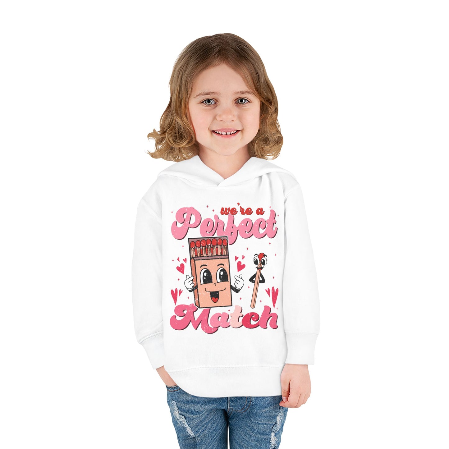 Toddler Perfect Match Hoodie - Cute Fleece Pullover for Kids