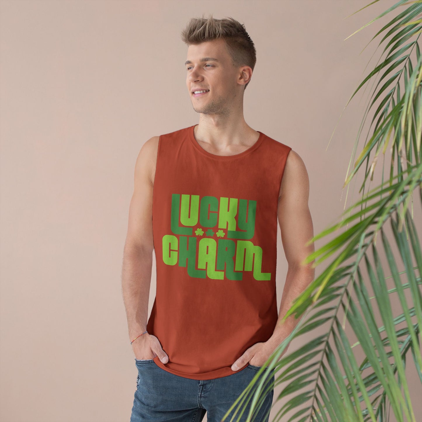 Lucky Charm Unisex Tank Top for St. Patrick's Day